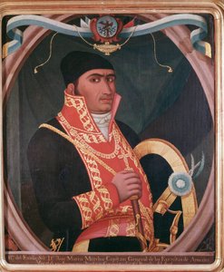 Portret van de Mexicaanse patriot Maria Morelos (1765-1815) door Unknown artist