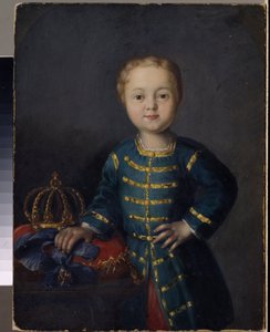 Portret van de tsaar van Rusland Ivan VI Antonovitsj door Unknown artist