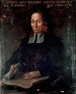 Portret van de componist Giuseppe Antonio Bernabei (1649-1732). Anoniem schilderij. 18e eeuw Bologna, Civico Museo Bibliografico Musicale