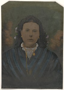 [Portret van jonge vrouw]. door Unknown artist
