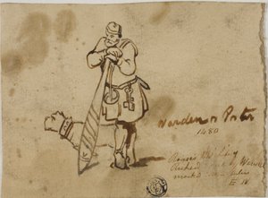 Gevangenisdirecteur door Unknown artist