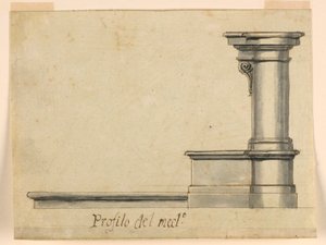 Project: Zijaanzicht van de bidstoel, -2586 door Unknown artist