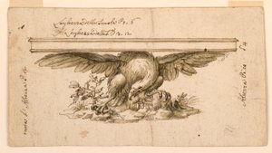 Project voor een tafel door Unknown artist