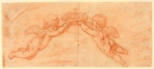 Putti met kroon