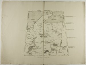 Vierde Europa Tabula: Ptolemaeus Romae 1490 door Unknown artist