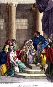 Koningin Esther (gravure) door Unknown artist