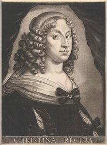 Koningin van Zweden Christine door Unknown artist