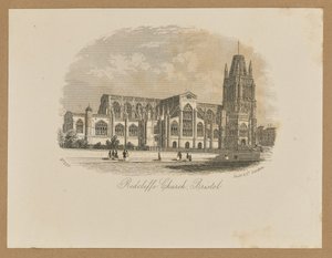 Radcliffe Kerk, Bristol door Unknown artist