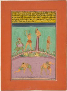 Ragini Desakh, bladzijde uit een Jaipur Ragamala-set door Unknown artist