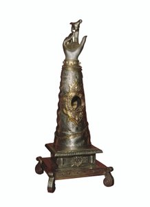 Relikwie van de rechterarm van Zuster Sainte Scholastique (Scholastique) (480-543), stichter van de Orde van de Benedictijnen door Unknown artist