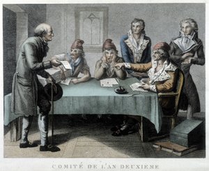 Revolutionair Comité van het Jaar II (1794) door Unknown artist