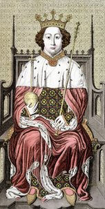 Richard II. (1367-1400). Koning van Engeland. 18e eeuwse gravure door Unknown artist