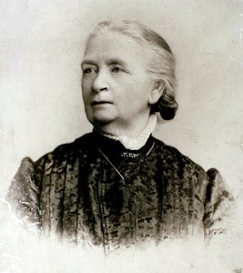 Risorgimento: Portret van de Engelse schrijfster Jessie White Mario (1832-1906), verpleegster tijdens de campagnes van Giuseppe Garibaldi, vrouw van de Italiaanse patriot Alberto Mario door Unknown artist