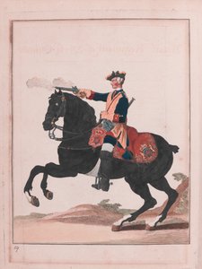 Koninklijk Regiment van Huzaren (gravure) door Unknown artist
