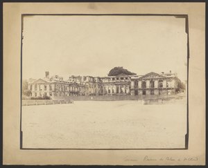 [Ruïnes van het kasteel van Saint-Cloud].