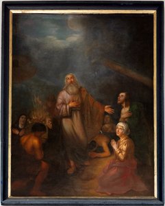 Offer van Abraham door Unknown artist