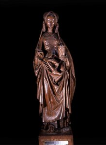 Sint-Maria Magdalena in Maria van Bourgondië, dochter van Karel de Stoute, gesneden hout door Unknown artist