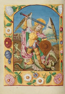 Sint Michiel en de draak door Unknown artist