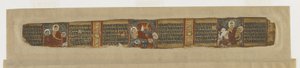 Scènes uit het leven van Boeddha uit een Prajna-paramita manuscript