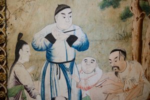 Scènes uit het dagelijks leven in China (detail)