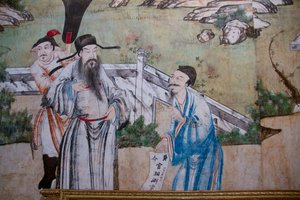 Scènes uit het dagelijks leven in China (detail)