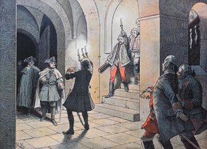 Zevenjarige Oorlog, tussen 1756 en 1763, Koning Frederik de Grote door Unknown artist
