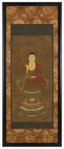 Shakyamuni predikend door Unknown artist