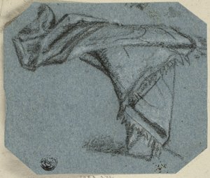 Sjaal in plooien door Unknown artist