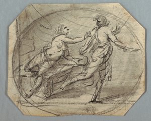 Schets voor een schilderij door Unknown artist