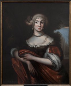 Portret van Gravin Sophie Amalie van Nassau-Siegen (1650-1688), Hertogin van Koerland door Unknown artist