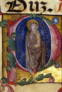 St. Claire. Stichter van de Orde van de Clarissen door Unknown artist