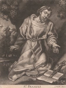 St. Franciscus door Unknown artist