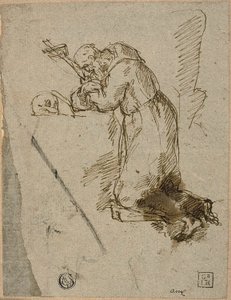 St. Franciscus van Assisi in gebed
