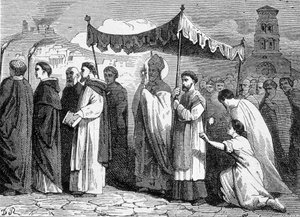 St. Mamert, bisschop van Oostenrijk door Unknown artist