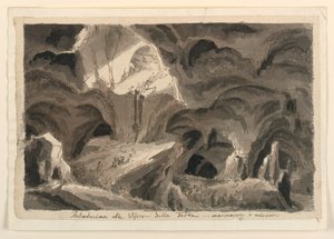 Toneelontwerp, Grotten door Unknown artist