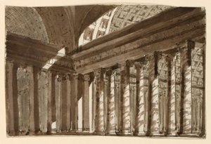 Toneelontwerp, interieur van hal