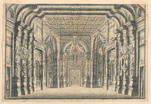 Toneelontwerp: Interieur van Paleishallen
