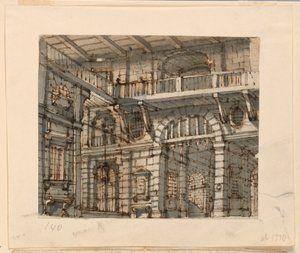 Toneelontwerp, Interieur van de Gevangenis Hof