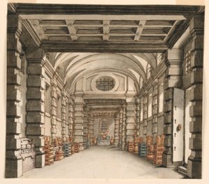 Toneelontwerp, Interieur van Schathuis door Unknown artist