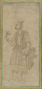 Staande figuur van een man, een sadhu door Unknown artist