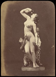 [Beeld van vrouw en sater].