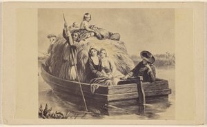 Stroom van het leven. Bouvier. [een schilderij]