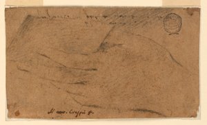 Studie: De linkerhand van een vrouw die een vel papier vasthoudt