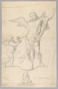 Studie voor Allegorisch Schilderij door Unknown artist