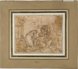Susanna en de Ouderen door Unknown artist
