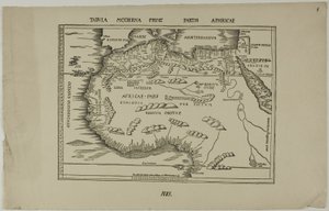 Tabula Moderna Prime Partis Aphricae door Unknown artist