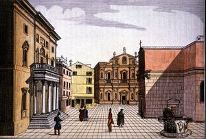 Teatro La Fenice (De Feniks) door Unknown artist