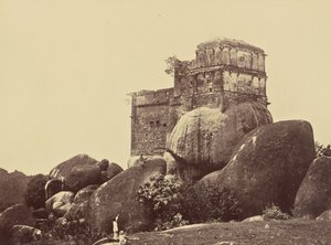 Tempel bij Mutti Mahal. Jubblepore door Unknown artist