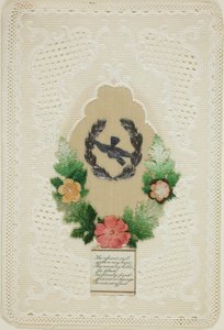 De afwezige nog steeds in mijn hart (valentijn) door Unknown artist