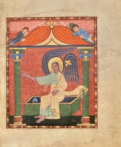 De engel bij het lege graf van Christus door Unknown artist